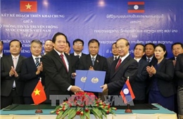 Việt Nam và Lào đẩy mạnh hợp tác trong lĩnh vực thông tin 
